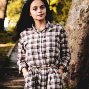 Plaid Shirt Dress