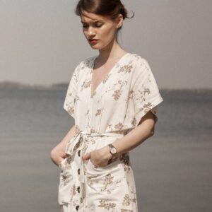 Linen Button Up Dress